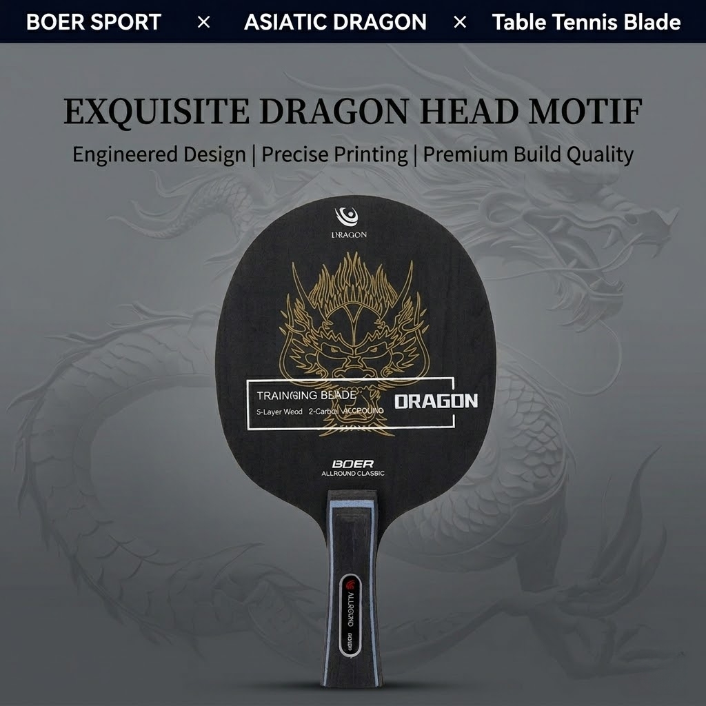 Table Tennis Zhang Jike - Boer Asia Dragon Table Tennis Racket