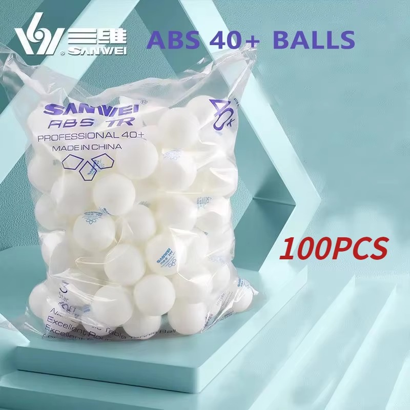 50/100pcs SANWEI TR 3 Star Tab - Table Tennis Olympics ulasan dan harga